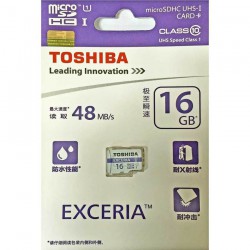Thẻ Nhớ MicroSDHC Toshiba Exceria 16GB class 10 48Mb/s