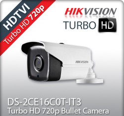 Camera HD-TVI Thân Trụ 1mp Hồng Ngoại 40 Mét Hikvision DS-2CE16C0T-IT3