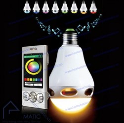 Đèn LED Đổi Màu Kiêm Bluetooth Và Loa RGB-BT5
