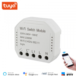 Công Tắc Modul Wifi Hỗ Trợ Công Tắc Tay Tuya KTS-SA1