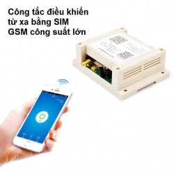 Công Tắc ĐK Qua Sim GSM Công Suất Lớn 30A Sonoff GSM-G5